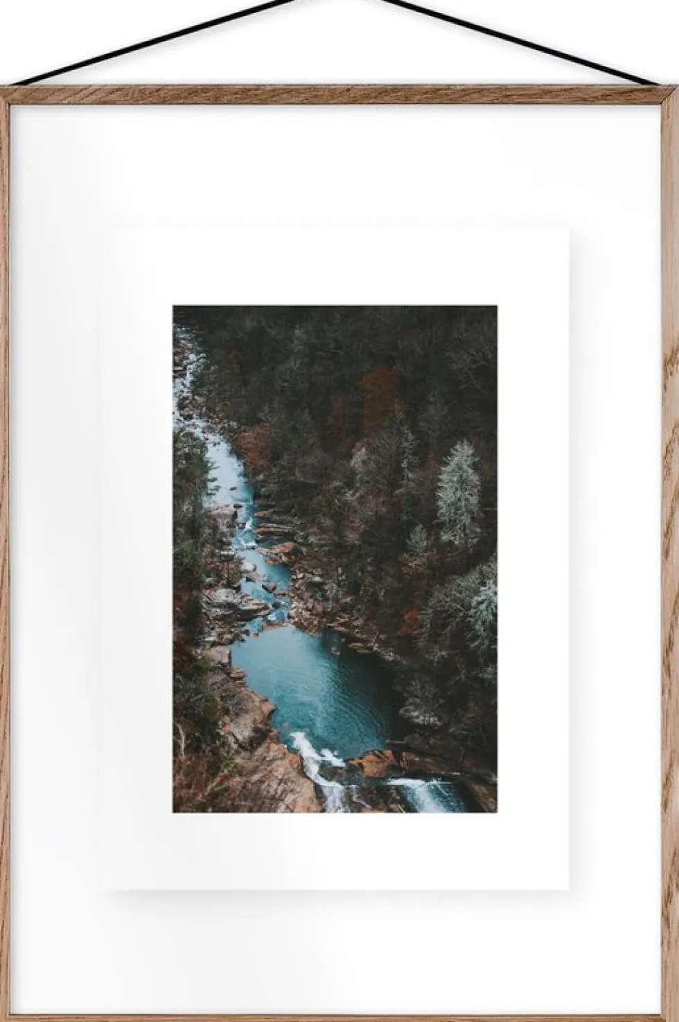 Affiche Down the Canyon encadrée Moebe chêne A2 - Le Renard