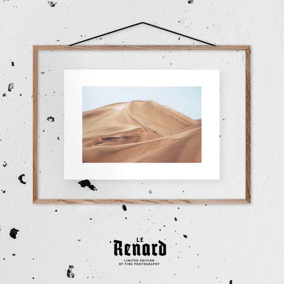 Affiche Dune encadrée Moebe chêne A2 - Le Renard