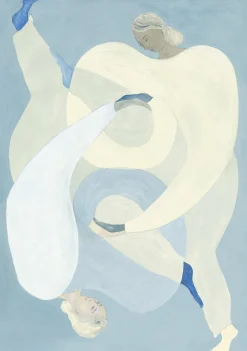Affiche 50 x 70 cm bleu Hold You - The Poster Club