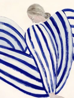 Affiche 100x140cm Blue Stripe At Concorde - The Poster Club