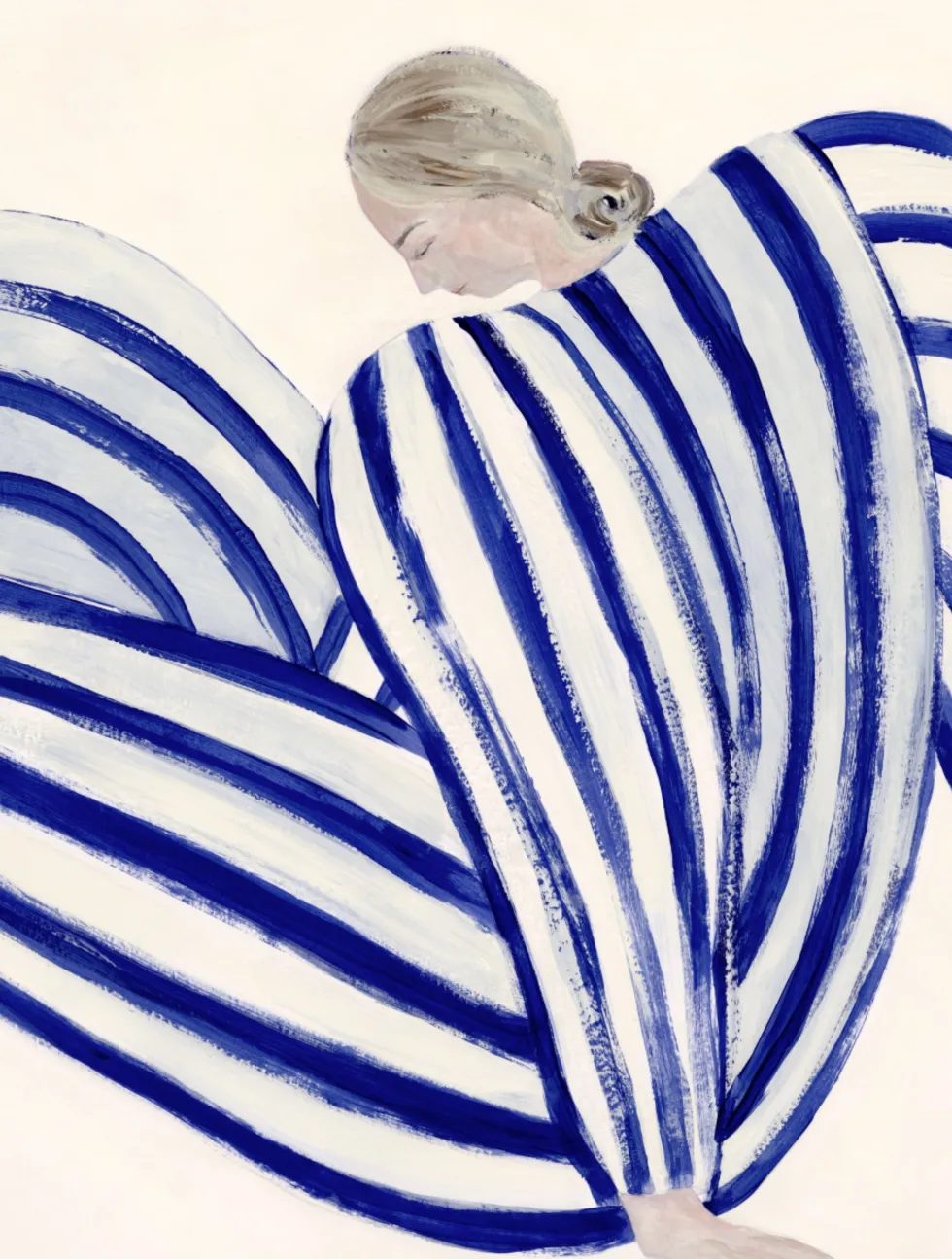 Affiche 100x140cm Blue Stripe At Concorde - The Poster Club