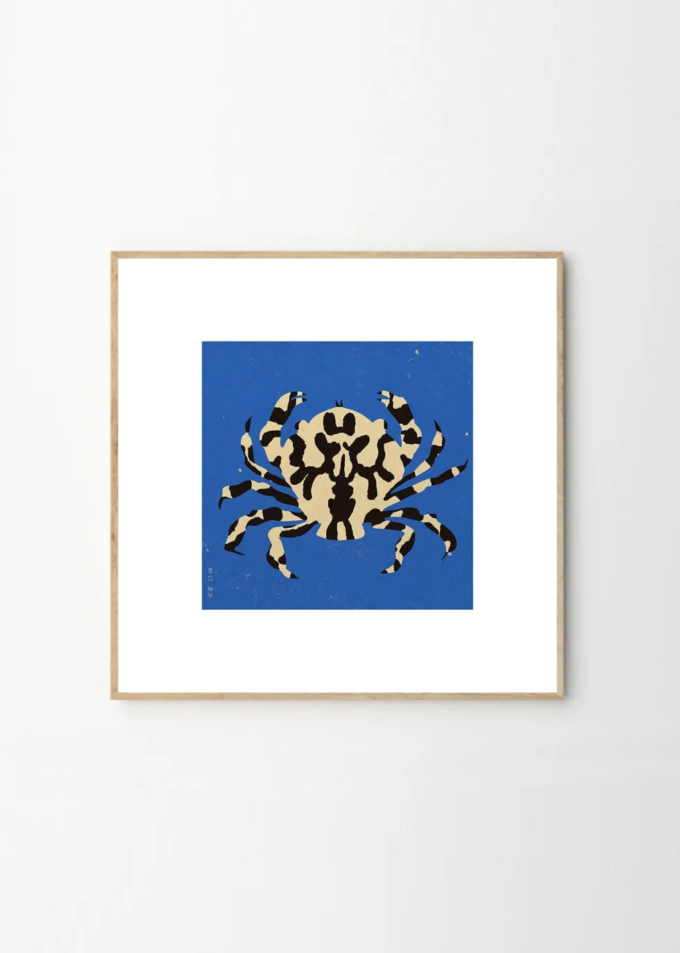 Affiche 70x70cm Calico Crab - The Poster Club