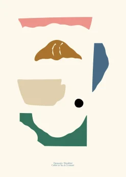 Affiche 50 x 70 cm Desayuno - The Poster Club