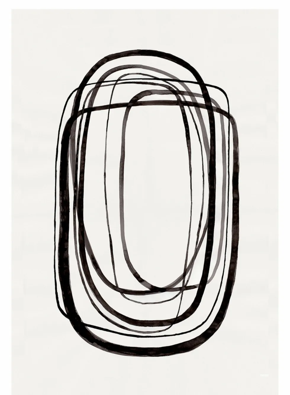 Affiche 70x100 cm Line N°03 - The Poster Club
