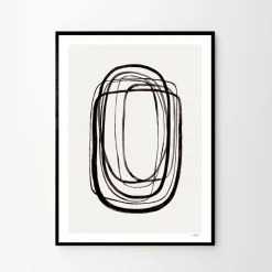 Affiche 70x100 cm Line N°03 - The Poster Club