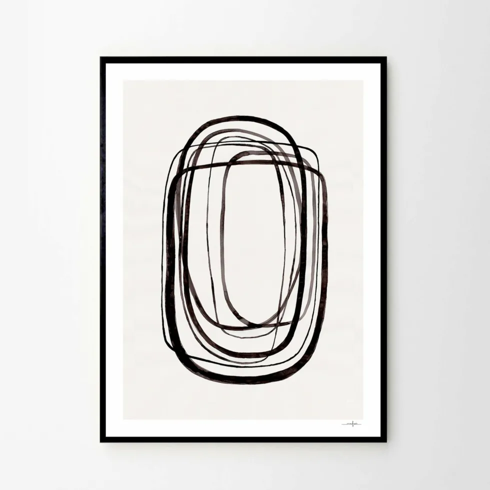 Affiche 70x100 cm Line N°03 - The Poster Club