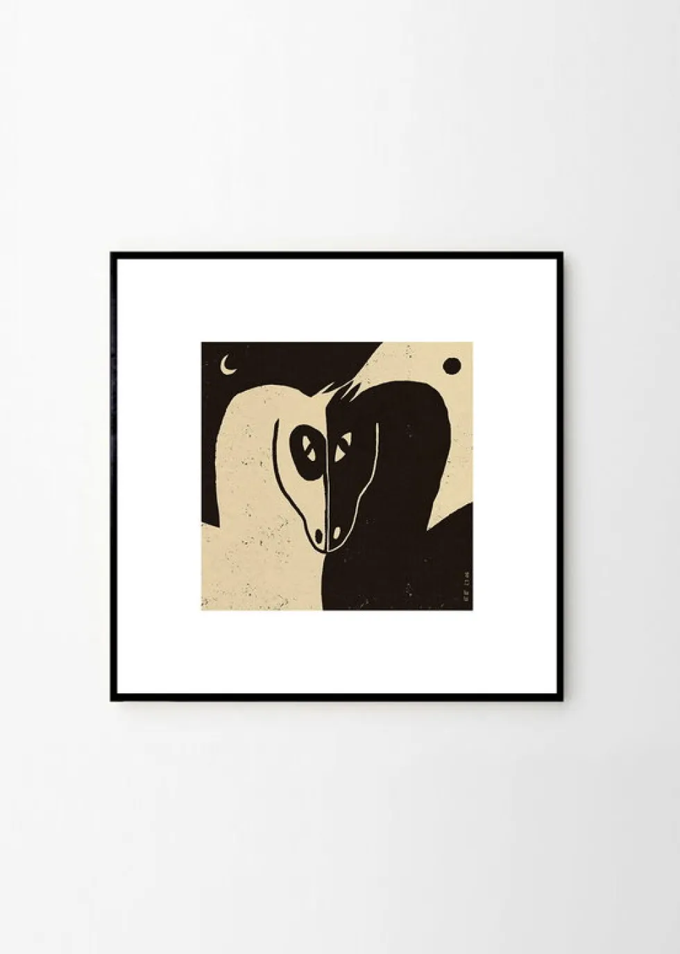 Affiche 70x70cm Moon and Sun - The Poster Club