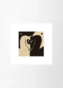 Affiche 70x70cm Moon and Sun - The Poster Club