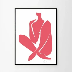 Affiche 70x100 cm Pink Intimacy - The Poster Club
