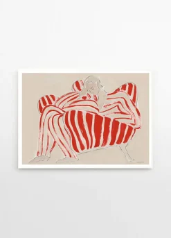 Affiche 100x140cm Red Chair - The Poster Club