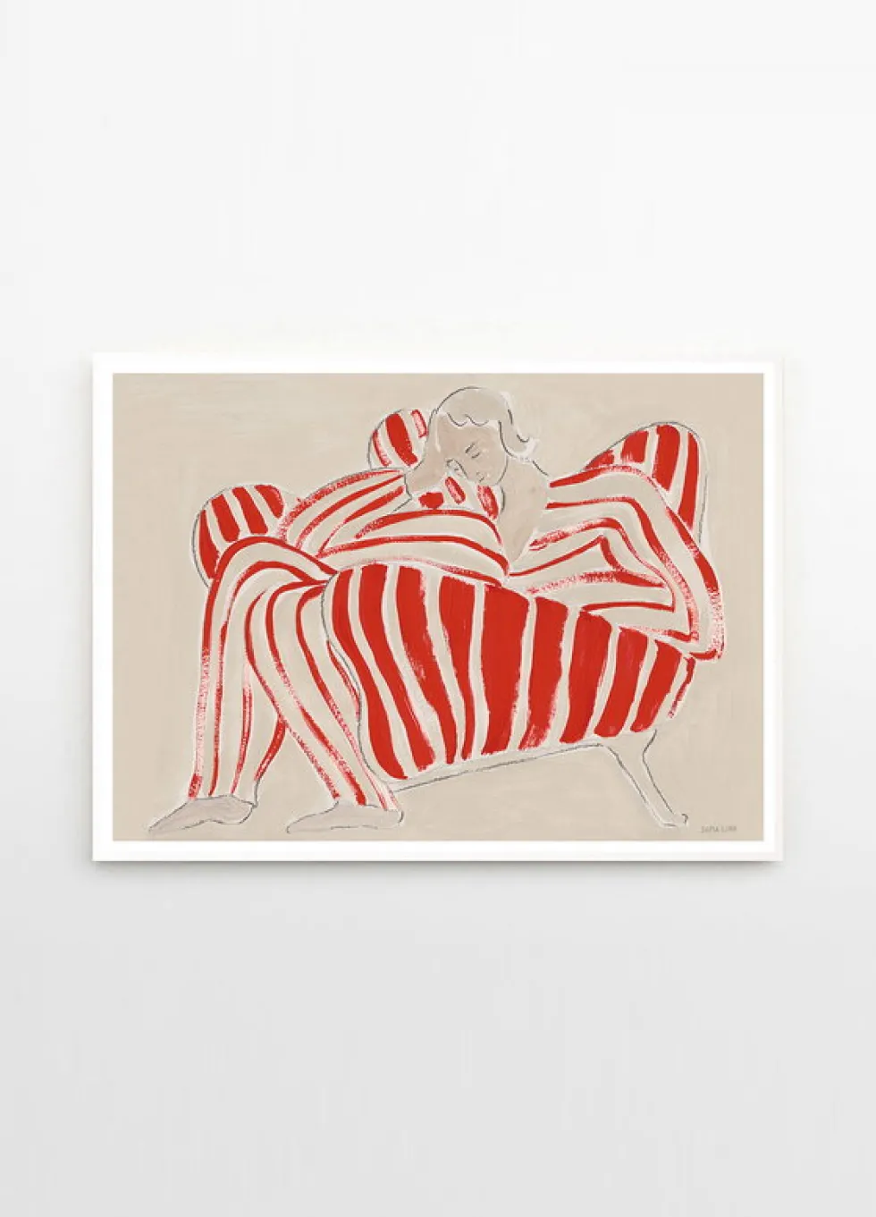 Affiche 100x140cm Red Chair - The Poster Club