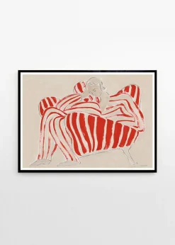 Affiche 100x140cm Red Chair - The Poster Club