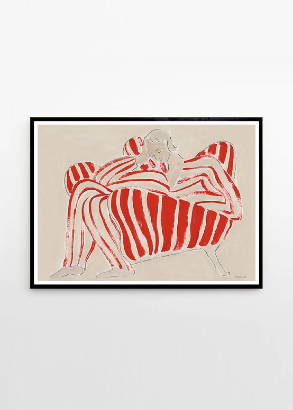 Affiche 100x140cm Red Chair - The Poster Club