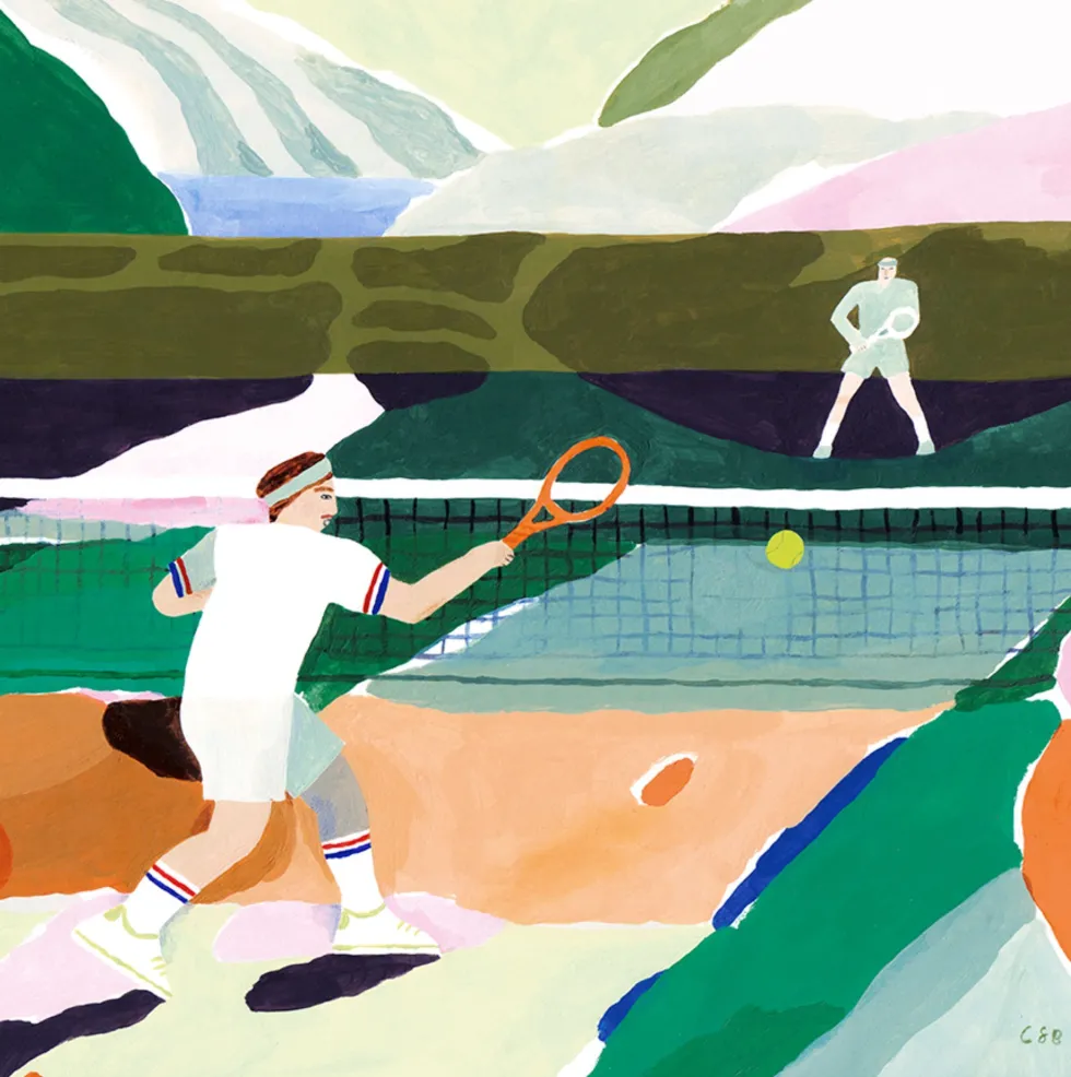 Affiche 70x100cm Tennis - The Poster Club