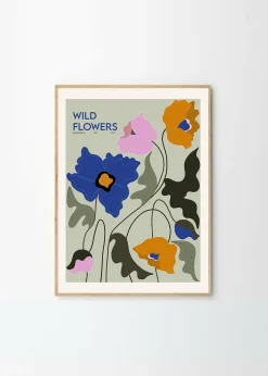 Affiche 50 x 70 cm Wild Flowers - The Poster Club