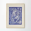 Affiche 50 x 70 cm Wonderland Blue - The Poster Club