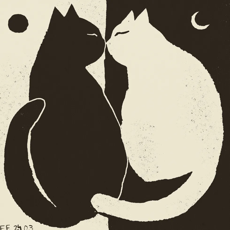 Affiche 50x50cm You and Me - The Poster Club