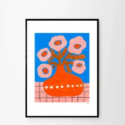 Affiche 50x70 Flowers in a pearl vase - The Poster Club