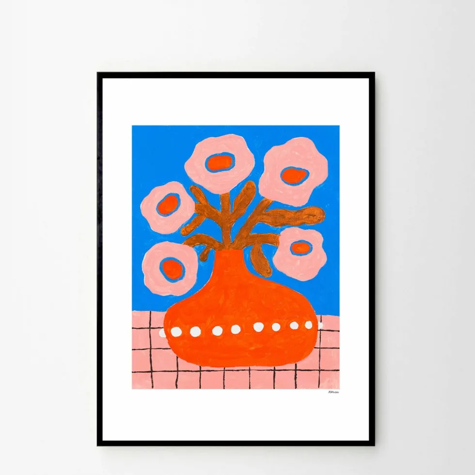 Affiche 50x70 Flowers in a pearl vase - The Poster Club