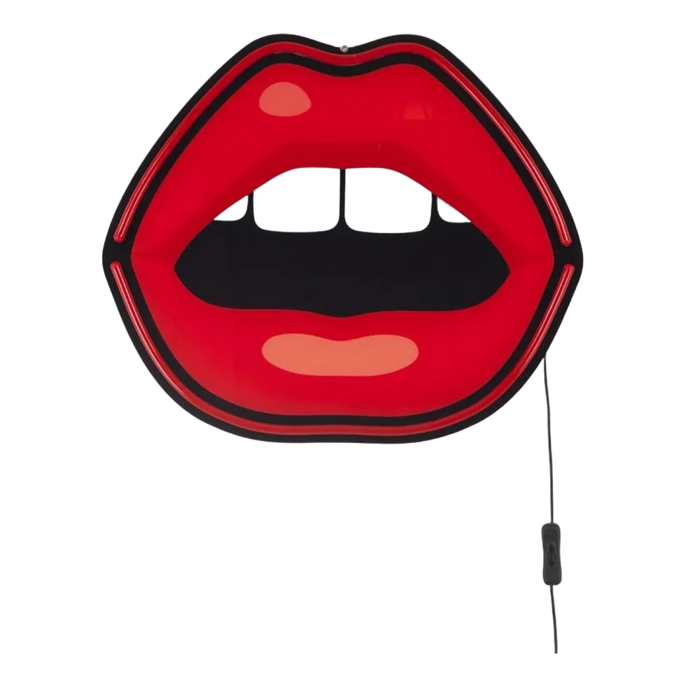 Applique avec prise néon bouche - Seletti