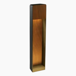 Applique d'extérieur 60 cm en aluminium et bois iroko LAB B - Marset