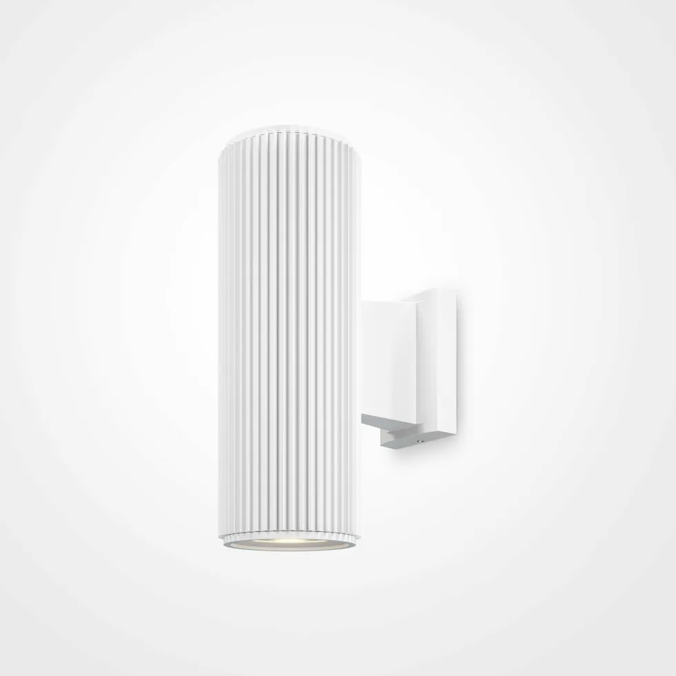Applique d'extérieur en métal blanc 2 ampoules Rando - Maytoni