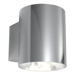 Applique murale de salle de bain en métal chrome 12x10cm Evoke - Herstal