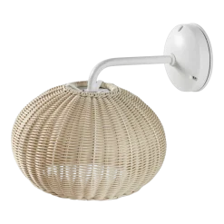 Applique murale d'extérieur led triac dimmable blanc ivoire 27cm Garota A/01 - Bover
