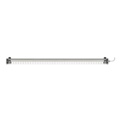 Applique murale en aluminium inox 130x7cm Purcell - Sammode