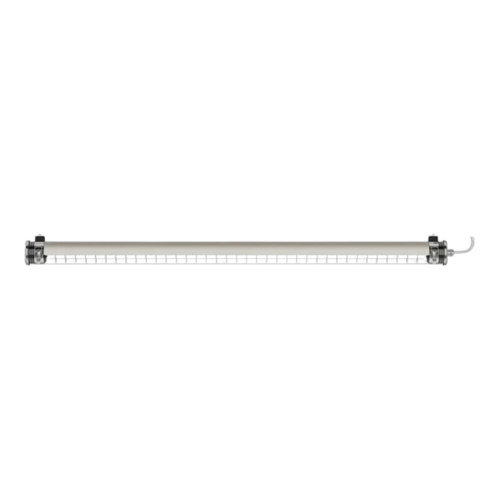 Applique murale en aluminium inox 130x7cm Purcell - Sammode