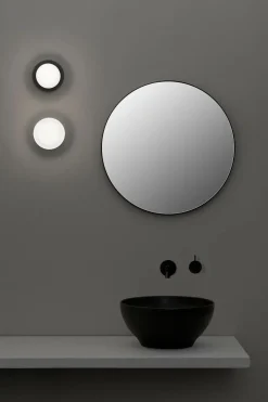 Applique murale en verre blanche 12 cm May - Faro Barcelona