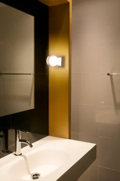 Applique murale en verre chrome 11,5 cm Perla - Faro Barcelona