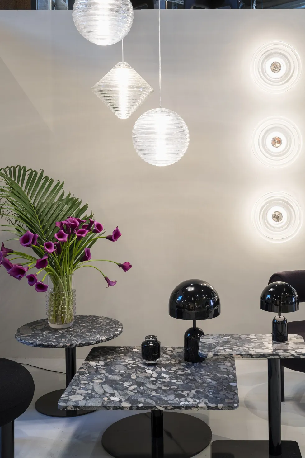 Applique murale en verre transparent 35cm Press - Tom Dixon