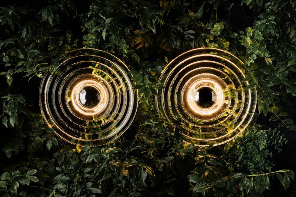 Applique murale en verre transparent 35cm Press - Tom Dixon