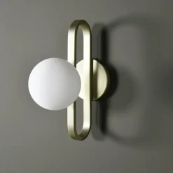 Applique pour salle de bain dorée M Cime IP44 - ENOstudio