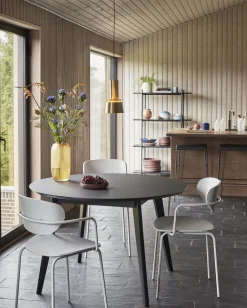 Arch Dining Chair Light Grey - Hübsch