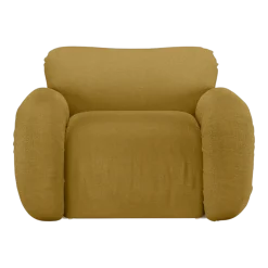 Arc Lounge Fauteuil Encadrement Sand Linen Burnt Ochre - HKLIVING