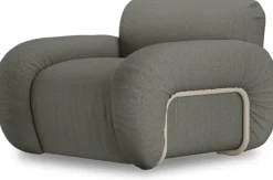 Arc Lounge Fauteuil Frame Ash Linen Army Green - HKLIVING