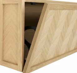 Armoire à chaussures en épi, grand modèle, naturel Hübsch