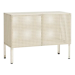 Armoire en acier perforé blanc cassé 89x40x66,5cm - HAY