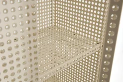 Armoire en acier perforé blanc cassé 89x40x146,5cm - HAY