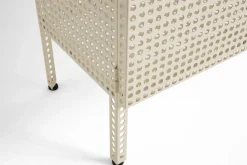 Armoire en acier perforé blanc cassé 89x40x106,5cm - HAY