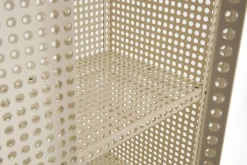 Armoire en acier perforé blanc cassé 89x40x106,5cm - HAY