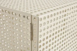 Armoire en acier perforé blanc cassé 89x40x106,5cm - HAY
