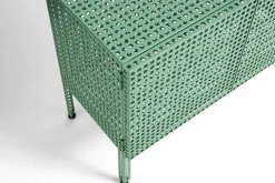 Armoire en acier perforé vert 89x40x66,5cm - HAY