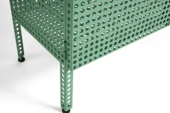 Armoire en acier perforé vert 89x40x66,5cm - HAY