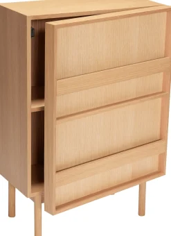 Armoire en bois de chêne naturel 48x34x90cm Forma - Hübsch