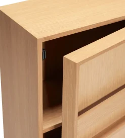 Armoire en bois de chêne naturel 48x34x90cm Forma - Hübsch