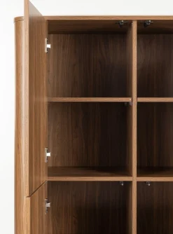 Armoire en bois de noyer 100x40x140cm Oréa - The Cool Republic