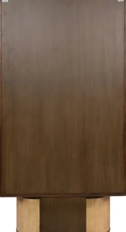 Armoire en bois mindi et rotin 100x187,5cm Granada - Versmissen